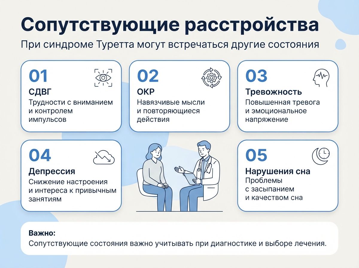 Лечение синдрома Туретта в Шимановске инфографика